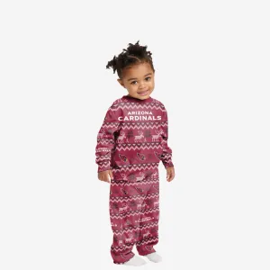 Arizona Cardinals Toddler Ugly Pattern Family Holiday Pajamas
