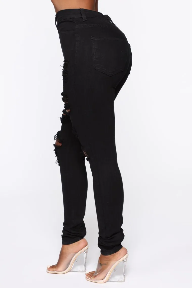 Black Ripped Jeans