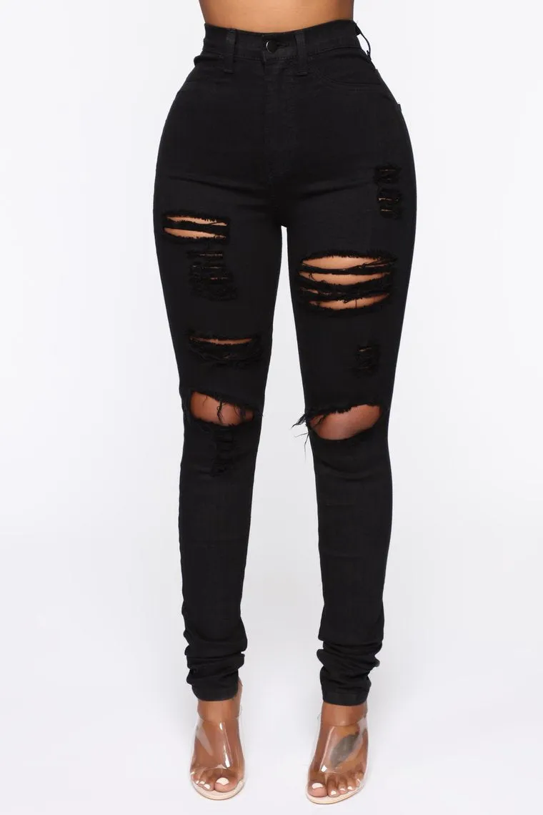 Black Ripped Jeans