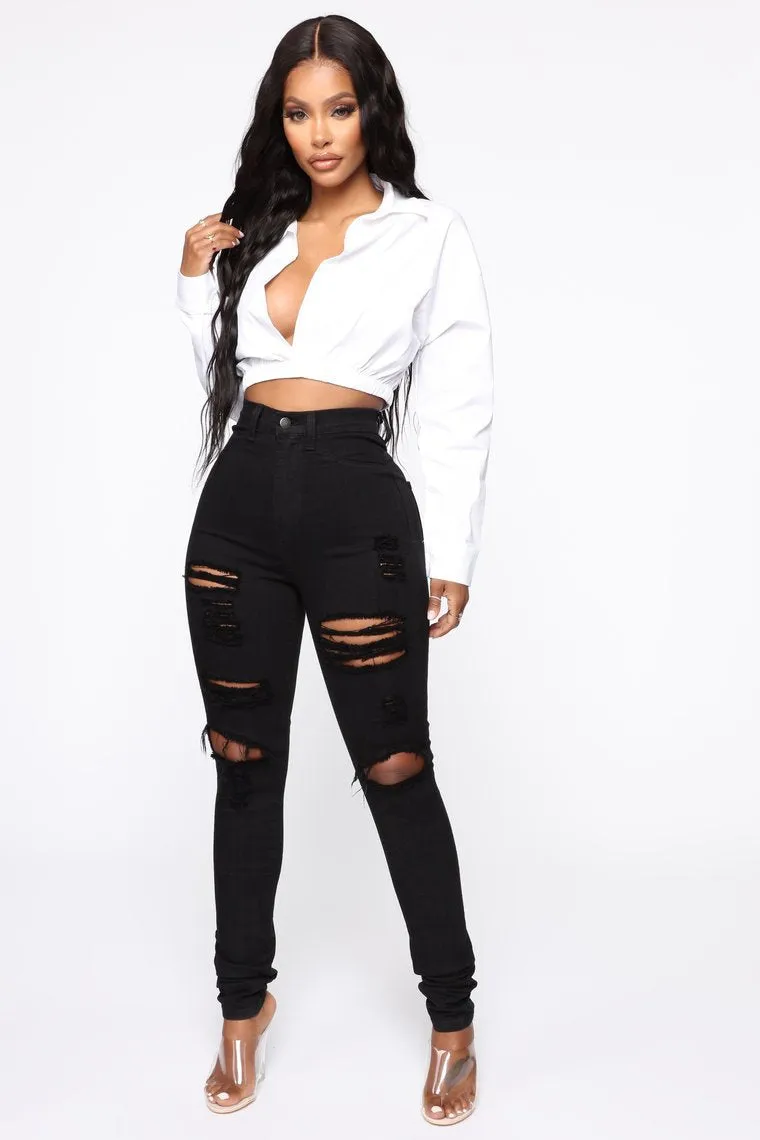 Black Ripped Jeans