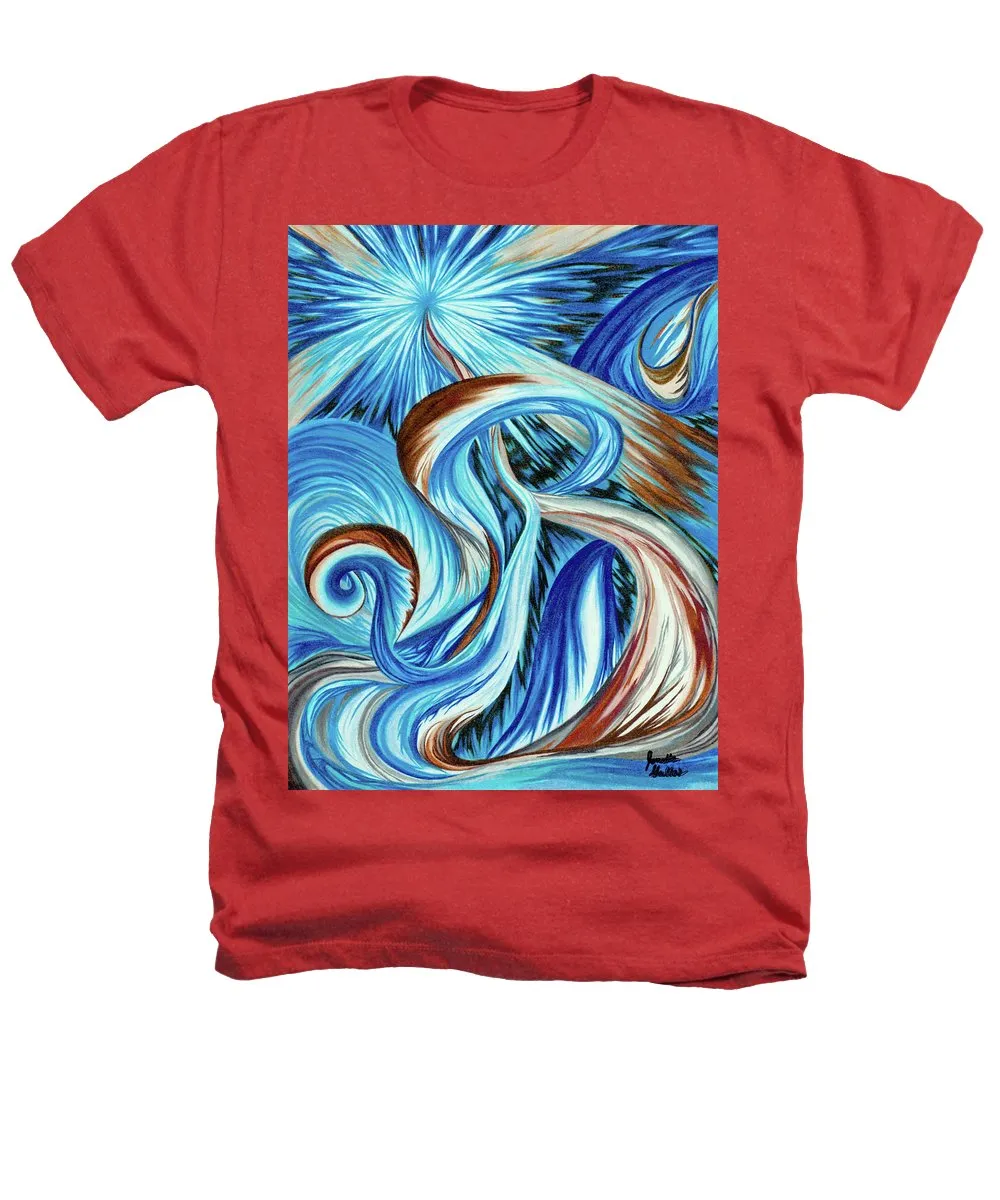 Blue Energy Burst - Heathers T-Shirt