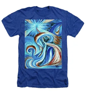Blue Energy Burst - Heathers T-Shirt