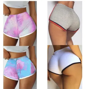Booty Shorts Tie-Dye & Solid Color