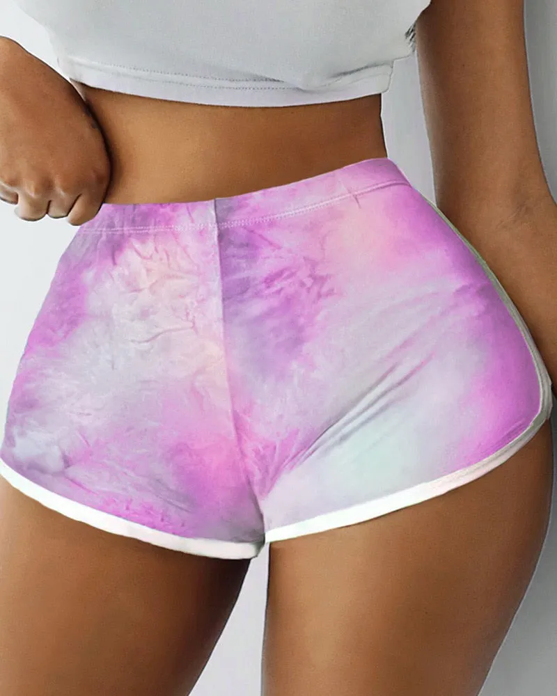 Booty Shorts Tie-Dye & Solid Color