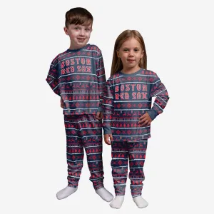Boston Red Sox Toddler Family Holiday Pajamas