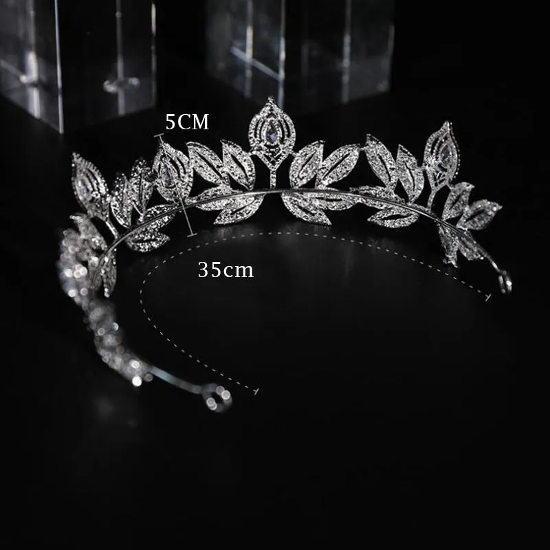 Bridal Crown Rhinestone Headwear Shiny Wedding Jewelry Bridal Accessories, ORN07