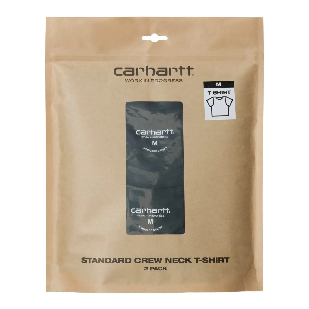 Carhartt WIP Standard Crew Neck T-Shirt Black (2Pack)