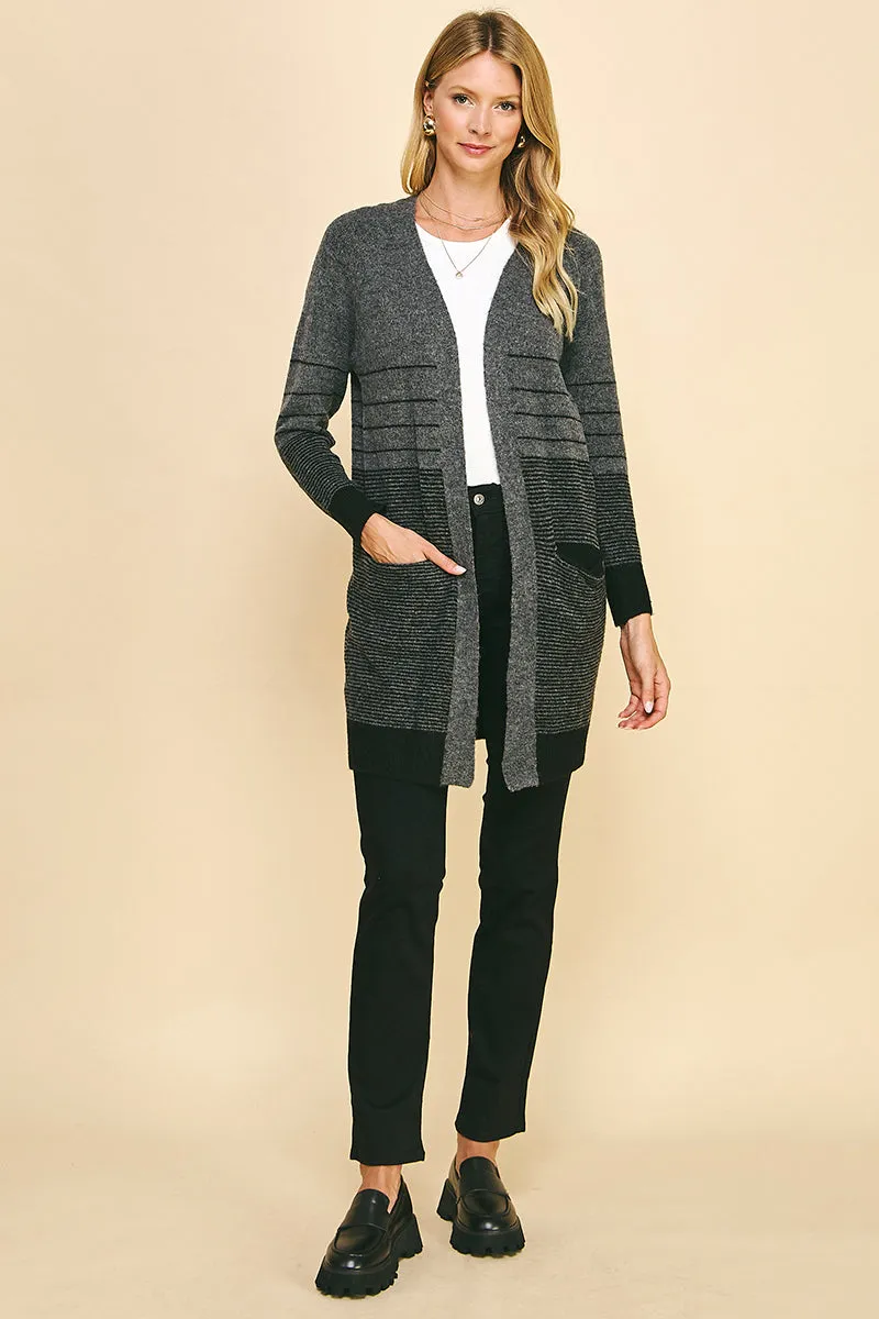 Color Block Cardigan