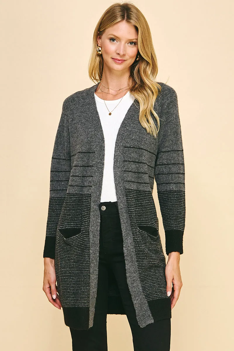 Color Block Cardigan