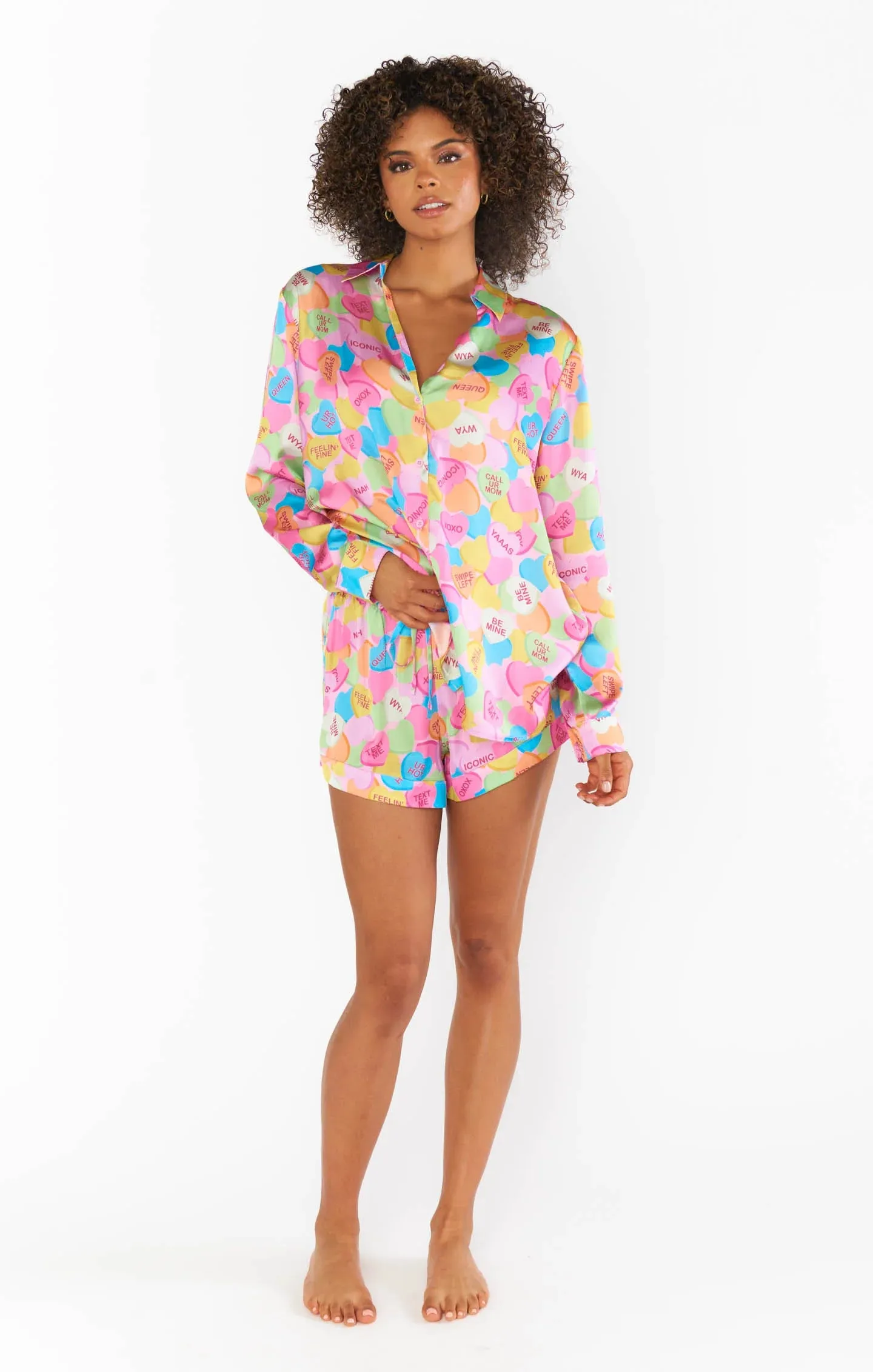Early Riser PJ Set - Candy Crush Silky
