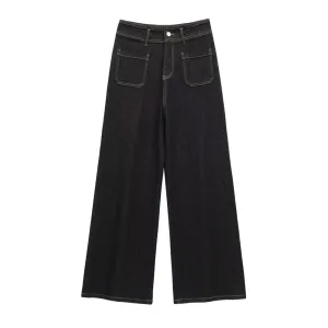 Finley Retro High Rise Dark Denim Jeans