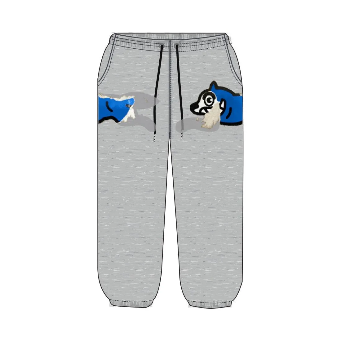 Ice Cream "Sideways" Heather Grey Sweatpants (431-7105)