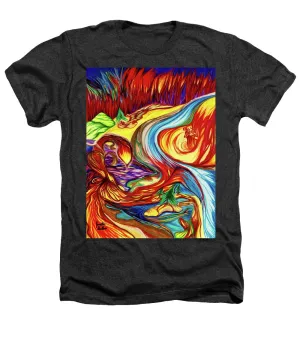 Inferno Deer - Heathers T-Shirt