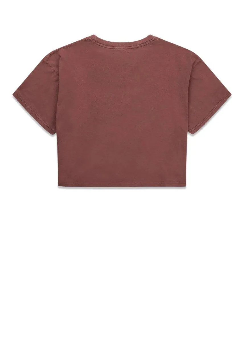 Korean Cropped OT - Red Mahogany