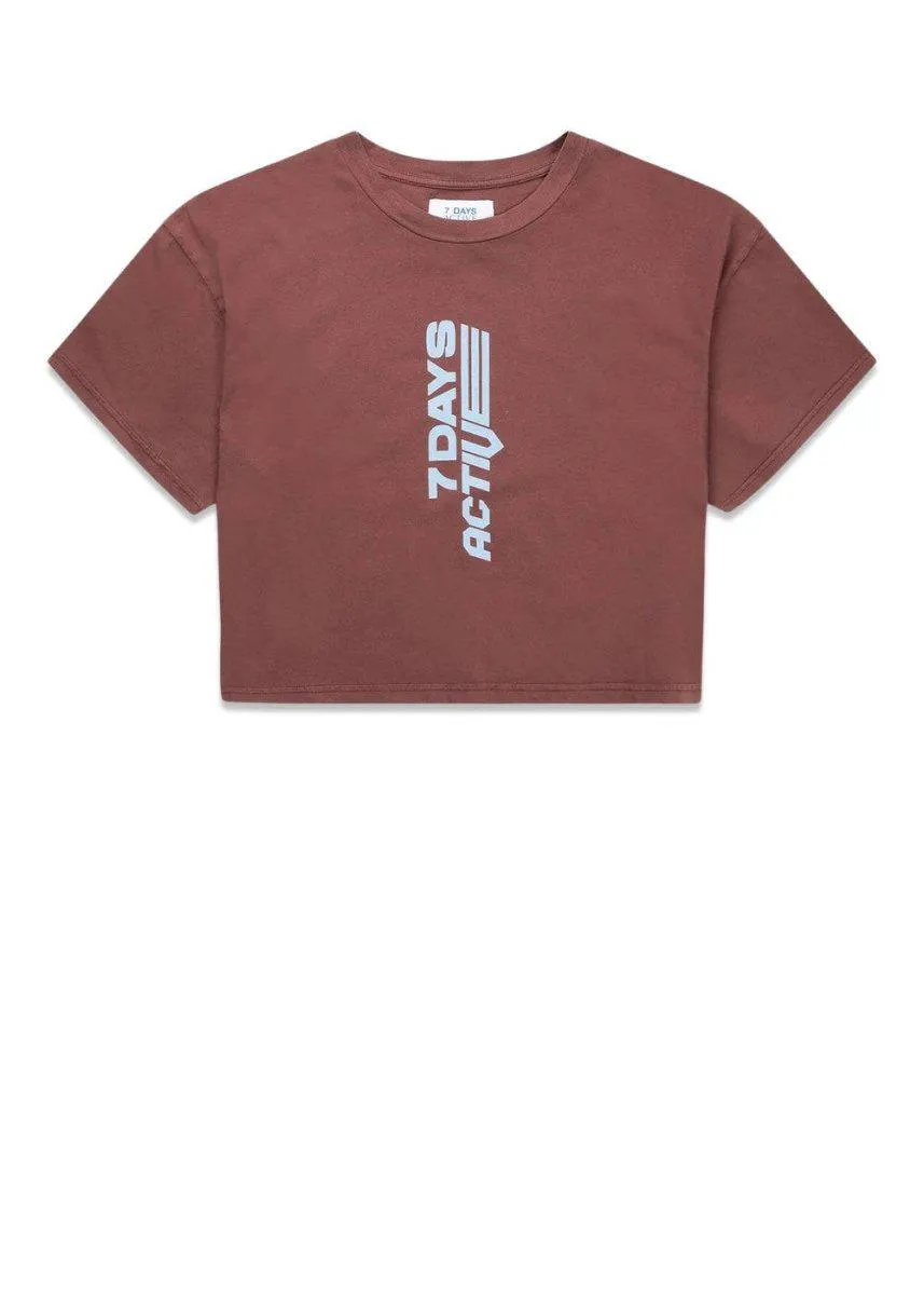 Korean Cropped OT - Red Mahogany