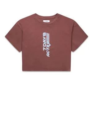 Korean Cropped OT - Red Mahogany