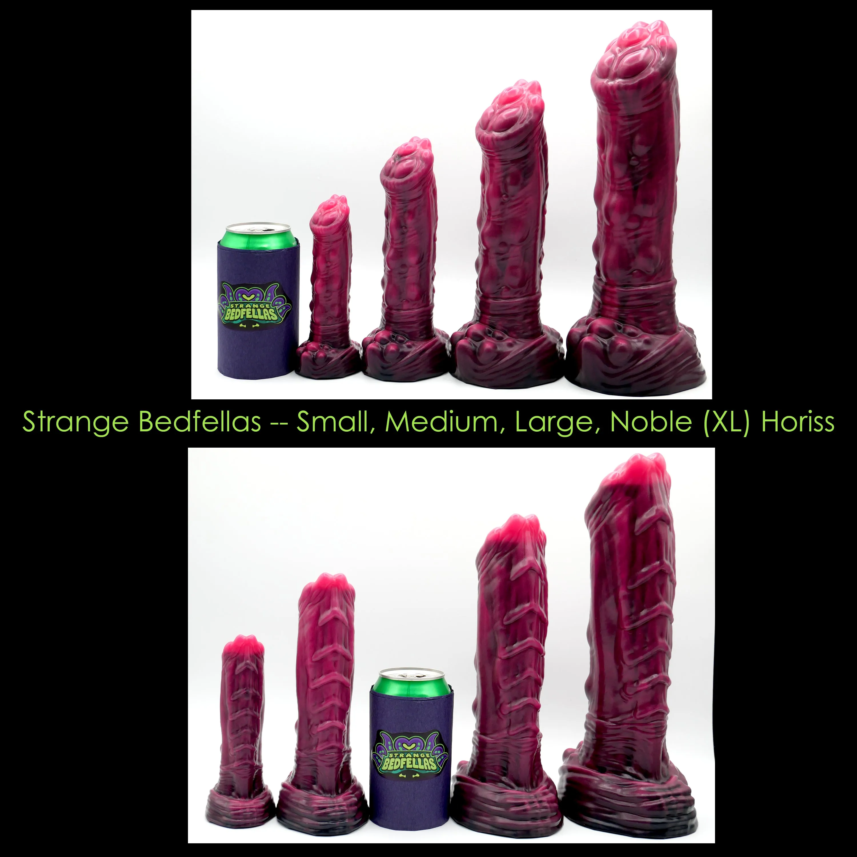 Large Horiss -- Near Clear 31* silicone -- H-90