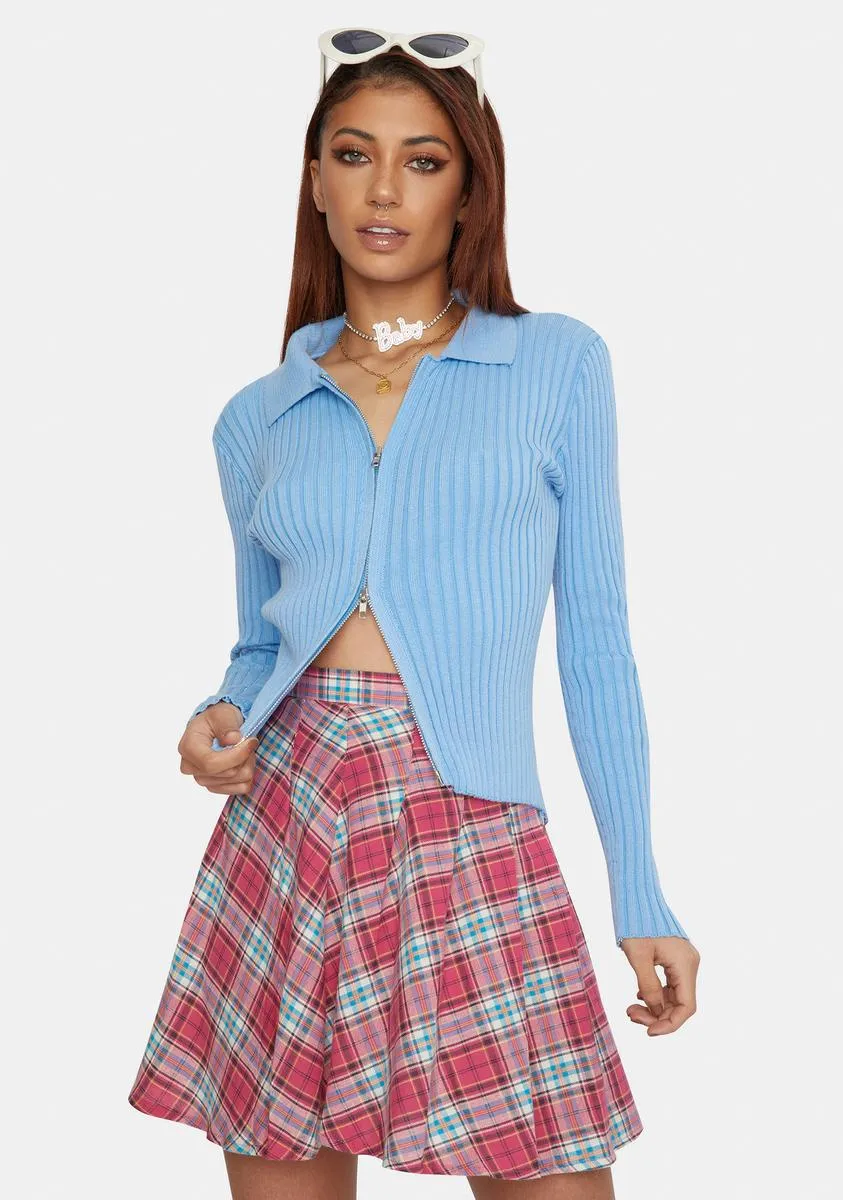 Masie Zipper Cardigans