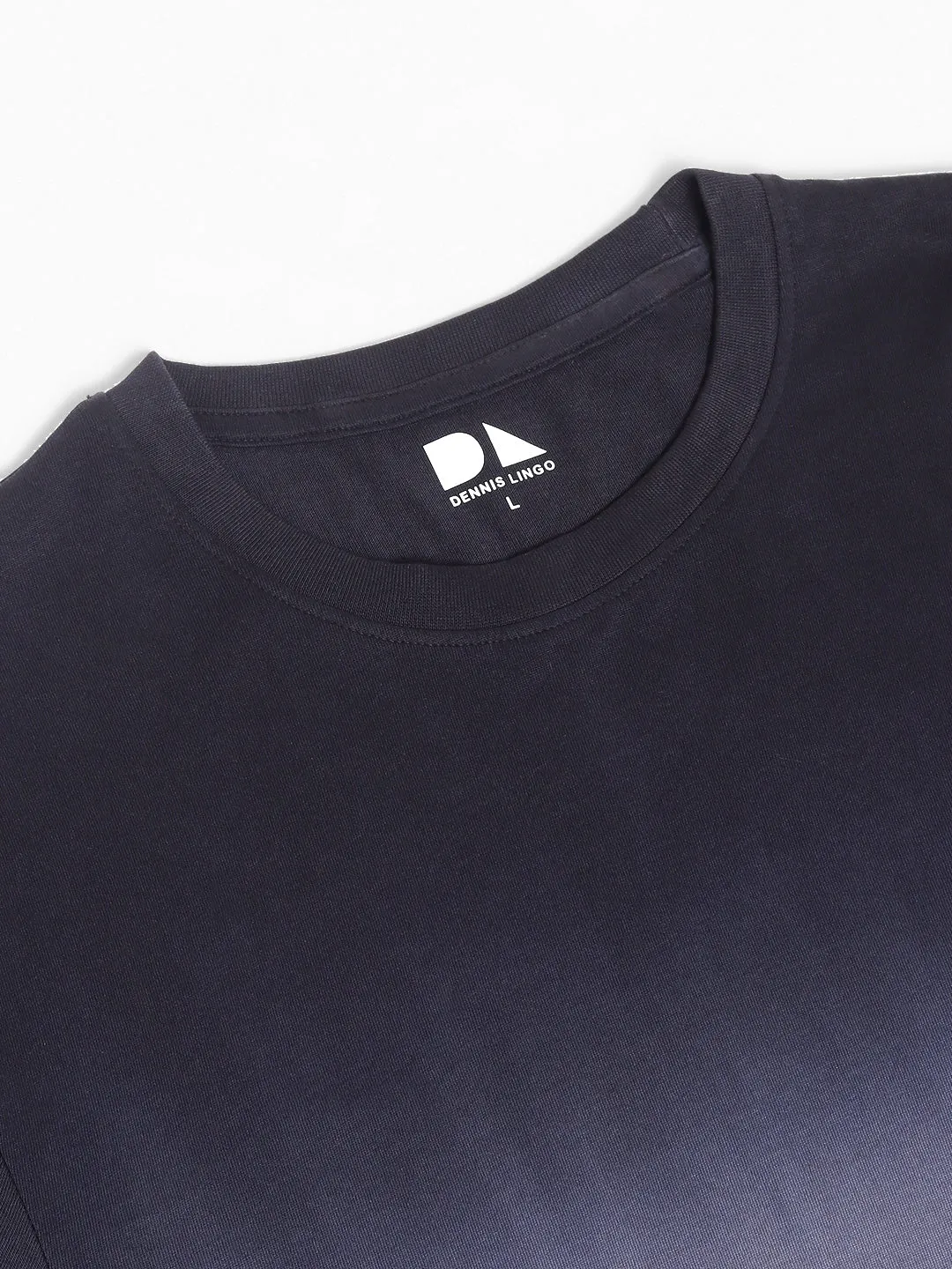 Men's Cotton Crew Neck Dyed Half Sleeves T-Shirt