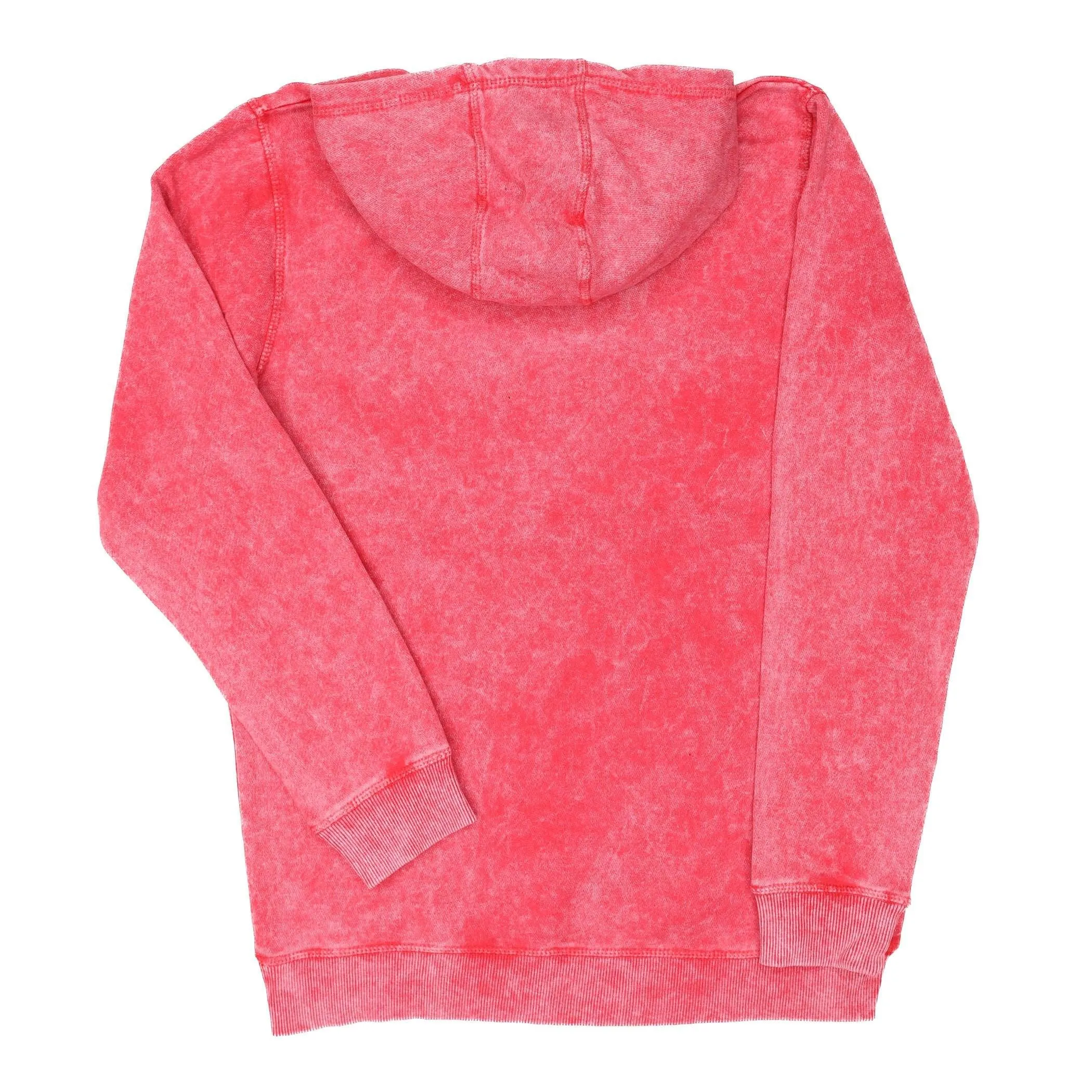 Portland Blazers Youth Mineral Wash Back-to-Back Red Hoodie