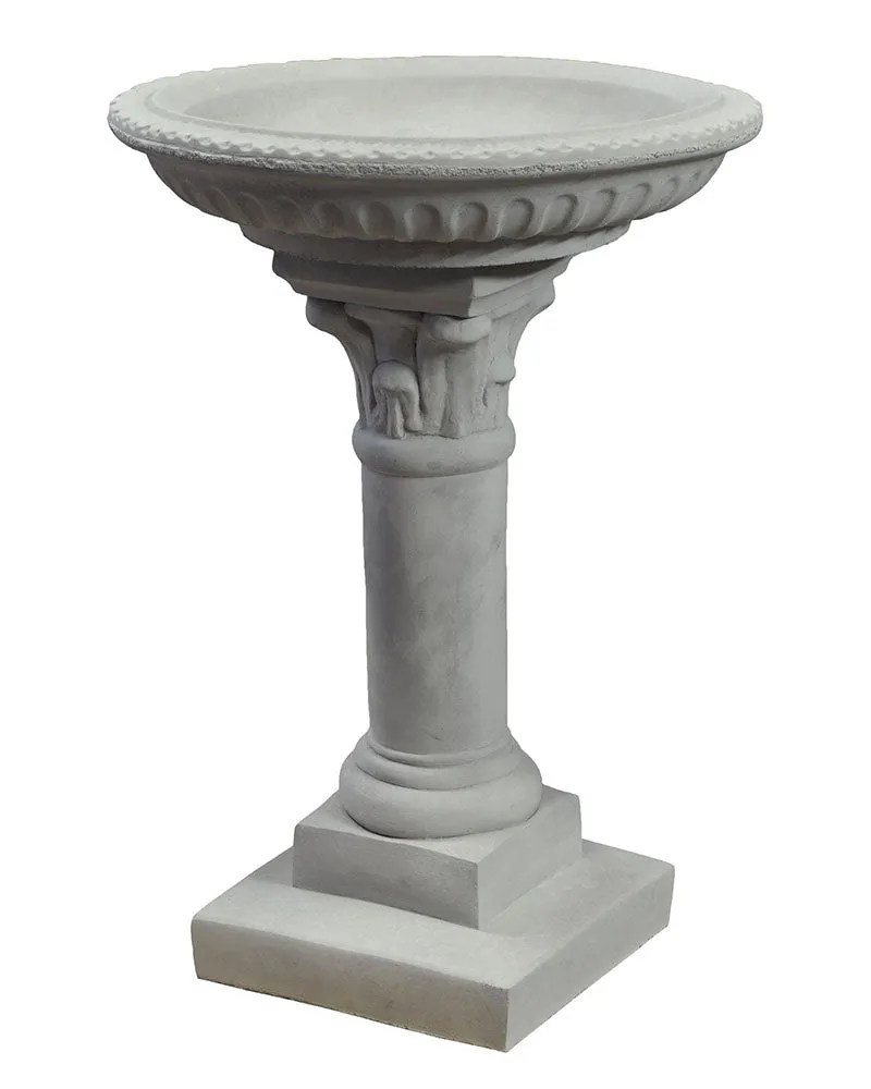 Regency Bird Bath in Cast Stone