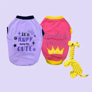 Super Saver Pack of 2 T-shirts & Toy Lively