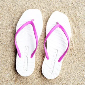 Tapered Eggnog med Festival Fucsia strap Flip Flop