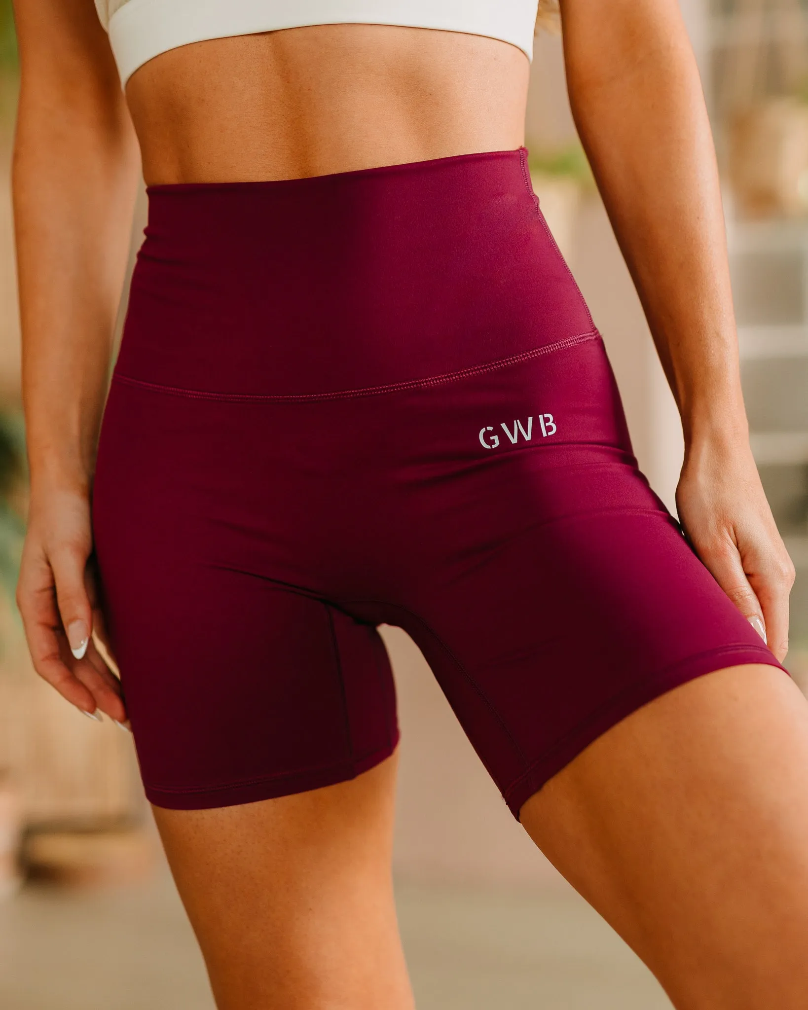 The Flex Shorts in Raspberry