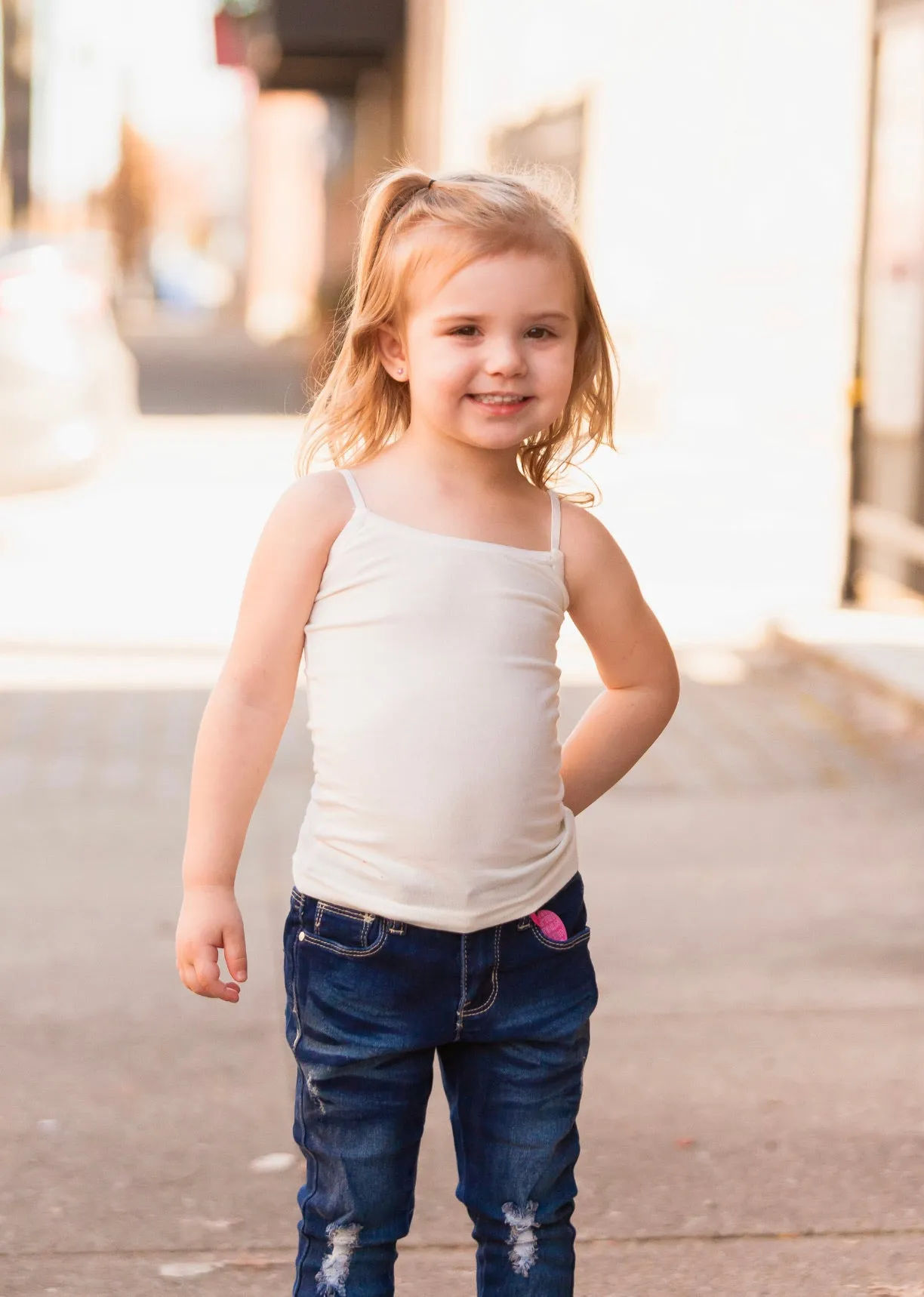 Toddler Solid Cami Tank