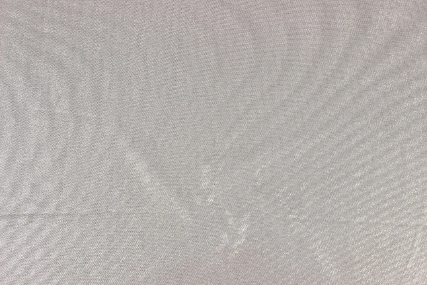 White Foil Printed Knit Fabric