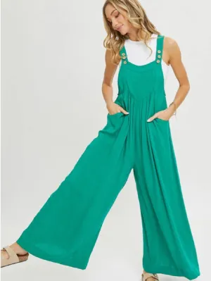 Wide Leg Jade Jumpsuit