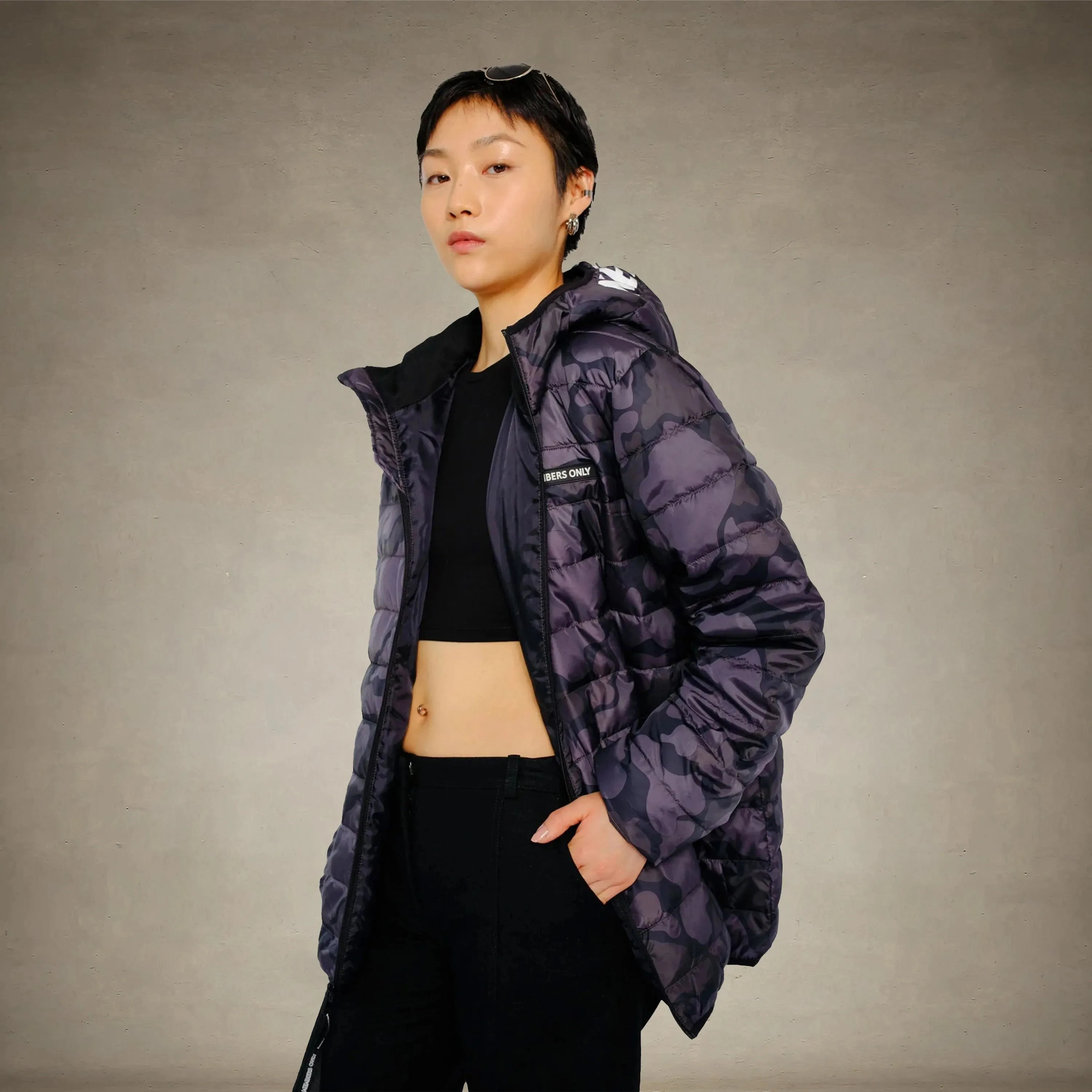 Women's Solid Packable Oversized Jacket  - FINAL SALE